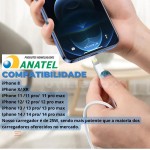 Carregador 25w Turbo Para iPhone 8 X Xr 11 12 13 14 Pro Max Fonte Usb C Homologado Cor Branca Premium UTBRX - Imagem 5