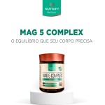 Nutrify Complexo Mag 5 – 90 Cápsulas - Suplemento Fonte de Magnésio para Equilíbrio e Bem-Estar - Imagem 7