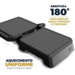 Grill Britânia Abertura 180º 520W BGR06A Dura Mais 220V - Imagem 4