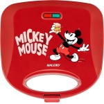 Sanduicheira Elétrica Mallory Mickey Mouse Funny Plates – Placas com Design, Superfície Antiaderente, Luzes LED, Alça com Toque Frio e Trava de Segurança - 220V - Imagem 3