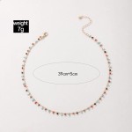 Gargantilha feminina boêmia colorida com contas – Ideal para joias modernas de verão na praia - Imagem 4