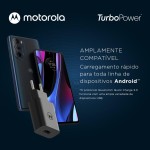 Motorola, Carregador Turbo Power 20W, Cabo 1 Metro, Porta USB-A, Cabo Micro-USB - Imagem 5