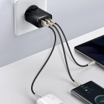 Carregador de Parede Baseus Compact Quick Charger 2U+C 30W Preto - Imagem 2
