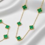 Kit Colar Choker Pulseira E Brinco Trevo Verde Gargantilha Sorte Luxo Elegante Virginia Aço Inox Dourado Inspire by Adriana - Imagem 6