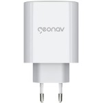 Geonav Carregador Universal SuperPower GaN Duo, 65W, 1 USB-A e 1 USB-C, tecnologias Quick Charge, Power Delivery, PPS*, CH65PDQC, Branco - Imagem 3