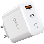 Geonav Carregador Universal SuperPower GaN Duo, 65W, 1 USB-A e 1 USB-C, tecnologias Quick Charge, Power Delivery, PPS*, CH65PDQC, Branco - Imagem 4