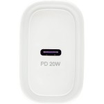 Kit Carregador de Parede Ultra Rápido com 1 Saída USB-C Power Delivery 20W + Cabo iPhone/Lightning + USB-C i2GO Certificado MFi 1,5m 3A Branco - Imagem 8