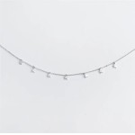 Colar Gargantilha Choker Estrela Banhado A Prata Moda - Imagem 2