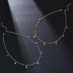 Colar Gargantilha Choker Estrela Banhado A Prata Moda - Imagem 6