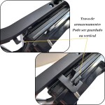 Grill e Sanduicheira Elétrica Potentcia 1000W Inox Antiaderente Luz indicativa Alça segura (CROMADO) - Imagem 8