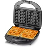 Sanduicheira Elétrica 4 em 1 Grill Misteira Waffle Donuts Antiaderente 220v - Imagem 6