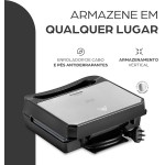 WAP Sanduicheira Grill em Inox WS750 com Aquecimento Rápido Speed Heat e Alça Isotérmica, Antiaderente 750W 127V - Imagem 11