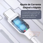 Carregador Ultra Rápido 40W - Bivolt - Cabo de Carregamento USB C - Tipo C 1m [KRV Magazine] - Imagem 6