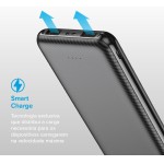 I2GO, Carregador Portátil (Power Bank) 10000mAh, 2 Saídas USB + 1 Saída/Entrada USB-C, Preto, i2GO Plus - Imagem 3