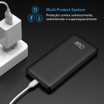 I2GO, Carregador Portátil (Power Bank) 10000mAh, 2 Saídas USB + 1 Saída/Entrada USB-C, Preto, i2GO Plus - Imagem 5