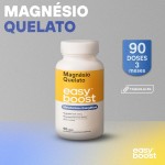 Magnésio Quelato Easy Boost Bisglicinato Quelado 90 Cápsulas - Imagem 2