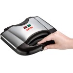 Sanduicheira e Grill Arno SACS, Antiaderente, Inox, 220V, Fácil Limpeza, Compacta e Versátil - Imagem 4