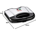 Sanduicheira e Grill Arno SACS, Antiaderente, Inox, 220V, Fácil Limpeza, Compacta e Versátil - Imagem 9
