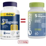 DUOM 5 MAGNÉSIOS QUELATO MALATO TAURATO CITRATO ÓXIDO 60 CÁPSULAS - DUOM - Imagem 3