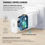 Kit Fonte e Cabo Carregador Super Turbo 30W para iPhone – Carga Rápida USB/Lightning – Alta Velocidade e Bivolt Compatível com iPhone 14 13 12 11 - Imagem 4