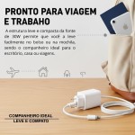 Kit Fonte e Cabo Carregador Super Turbo 30W para iPhone – Carga Rápida USB/Lightning – Alta Velocidade e Bivolt Compatível com iPhone 14 13 12 11 - Imagem 5