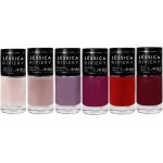 Kit 6 Esmaltes Anita Coleção Jéssica Riviery - Cores Vibrantes, Alta Pigmentação, Secagem Rápida, Pincel Flat Profissional - Imagem 4