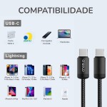 Carregador Veicular Tipo C 60W com Cabo Trançado de 1 Metro – Alta Velocidade, Homologado, Premium e Resistente – Ideal para Viagens e Uso Diário – Elegante e Durável! - Imagem 9