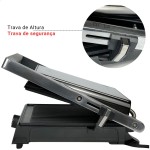 Sanduicheira Elétrica Press Grill Best Inox Grelha Antiaderente Compacta Prática e Eficiente para Cozinha (110V) - Imagem 6