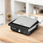 Sanduicheira Elétrica Press Grill Best Inox Grelha Antiaderente Compacta Prática e Eficiente para Cozinha (110V) - Imagem 8