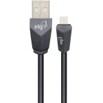 ELG, KT510WC, Kit Carregador de Parede Universal USB, Acompanha Cabo Micro USB de 1M, 1 porta de 1A e Saída de 5V Speed Plus Port, Bivolt, Preto - Imagem 3