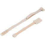 3 peças sutiã feminino antiderrapante com alças elásticas de ombro duplo sutiã push up preto branco invisível acessórios lingerie - Imagem 2