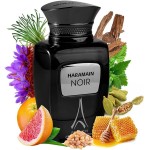 Al Haramain Coleção Noir French unissex - Perfume árabe para mulheres e homens - Fragrância de longa duração com bergamota, lavanda, jasmim, âmbar - Colônia árabe - Eau De Parfum - Spray EDP de 95 g - Imagem 2