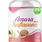 Amora Branca com Isoflavona 100% Puro Concentrado 500mg 120 Cápsulas