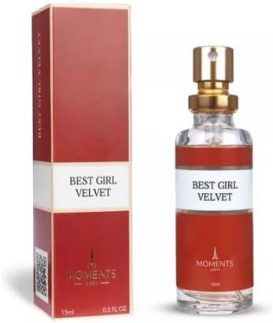 Best Girl Velvet Moments Paris - Perfume feminino de Bolso Importado 15ml Parfum - INSPIRAÇÃO DE VERY GOOD GIRL/CARO LI NA HE RRER A - CH HC