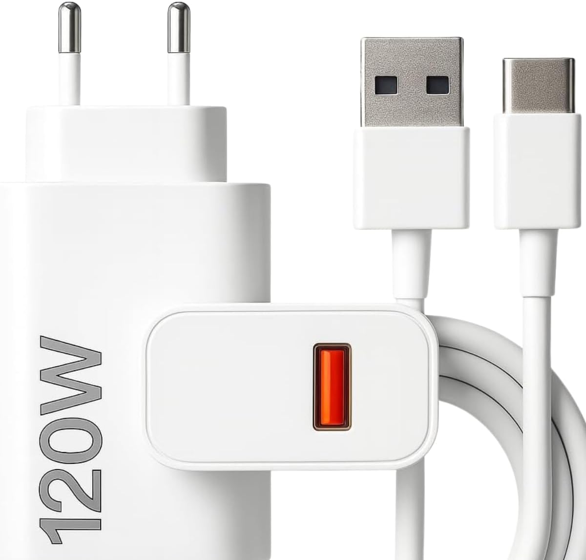 Carregador-Super-Turbo-120W-Tipo-C-USB-A-Cabo-USB-C.jpg Carregador Super Turbo 120W Tipo C (USB-A) + Cabo USB-C de 1m, Compatível com Iphone,Android, Tablets, Notebooks Ultra Rapido Premium