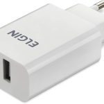 Carregador USB 2 Entradas Elgin 5V 10W Bivolt Branco
