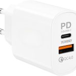 Carregador Universal Turbo 40W USB + Tipo C Quick Charge 4.0 e Power Delivery 3.0 Bivolt 9.1A – Compatível com iPhone, Android, Xiaomi e Todos os Dispositivos USB-C/USB-A