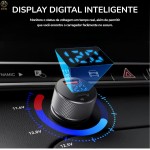 Carregador Veicular Tipo C 60W com Cabo Trançado de 1 Metro – Alta Velocidade, Homologado, Premium e Resistente – Ideal para Viagens e Uso Diário – Elegante e Durável! - Imagem 2
