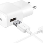 Carregador de Parede Ultra Rapido USB, Samsung, EP-TA20BWBUGBR, Branco
