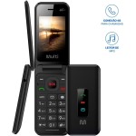 Celular Flip Vita 4G Dual Chip MP3 Preto Multi - P9227 - Imagem 2