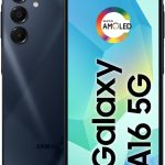 Celular Samsung Galaxy A16 5G, 128GB + 4GB RAM, Câmera de até 50MP, Tela 6.7", NFC, IP54, Bateria 5000 mAh - Azul Escuro