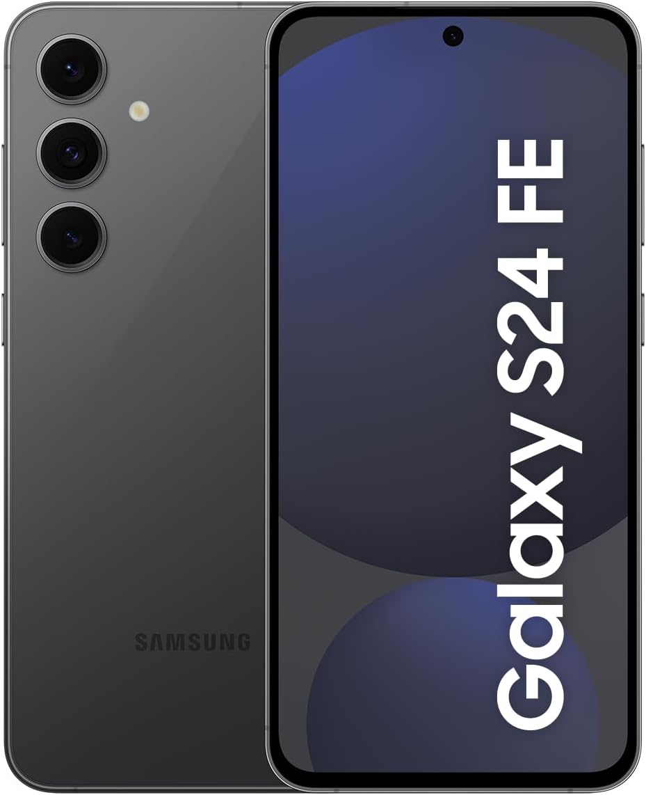 Celular-Samsung-Galaxy-S24-FE-5G-256GB-8GB-RAM-Tela.jpg Celular Samsung Galaxy S24 FE 5G 256GB 8GB RAM Tela 6.7" Câm. Tripla 50+12+8MP Frontal 10MP, Galaxy AI - Grafite