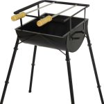 Churrasqueira nº1 com 2 espetos - Aço carbono