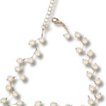 Colar Feminino "Beautiful Pearl" em Cobre com Pérolas Sintéticas – Design Sofisticado e Moderno – Choker 47 cm – Elegância e Feminilidade – Acompanha Bolsa de Veludo