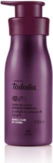 Creme Desodorante Nutritivo Para o Corpo Tododia Romã e Flor de Amora, Fórmula Vegana, 400ml Natura