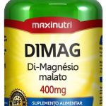 DIMAG - Dimalato de Magnésio 400mg - 60 Cáps., Maxinutri