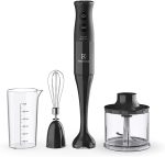 Electrolux Mixer Misturador Multiuso 3 em 1 400W 2 velocidades 3 acessórios mini processador capacidade resistente temperatura 600ml livre BPA EIB10 preto 220v