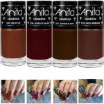 Esmalte Anita - Kit 6 Esmaltes Coleção Capadócia - Cores Cremosas de Alta Cobertura e Pigmentação - Longa Duração