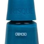 Esmalte Azul Risqué Bridgerton O Escândalo De Whistledown Cremoso 8ml