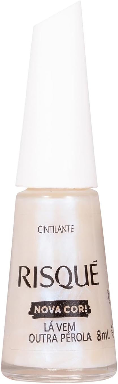 Esmalte-Branco-Risque-La-vem-Outra-Perola-Cintilante-8ml.jpg Esmalte Branco Risqué Lá vem Outra Pérola Cintilante 8ml